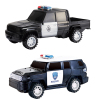 2(pcs)警车 惯性 黑轮 塑料