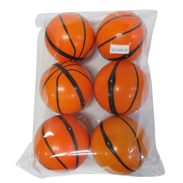 6(pcs)篮球PU球 塑料