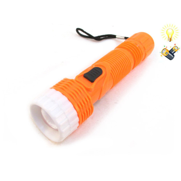 LED圆筒带绳子手电筒包电 塑料