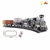 27MHz 古典蒸汽轨道火车组合 遥控 灯光 声音 不分语种IC 塑料