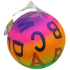 9寸彩虹英文字母充气球 塑料