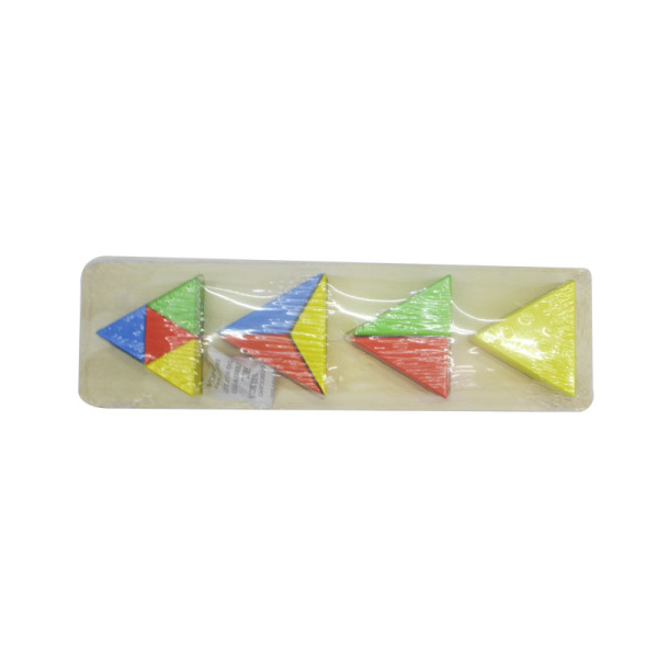 三角几何体木质玩具 木质