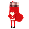 12PCS 圣诞袜挂件 涤纶