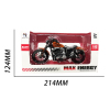 美国哈雷硬汉883合金摩托车模型 2色 滑行 1:12 2轮 喷漆