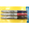 3PCS 21.5*10cm 记号笔 (红1蓝1黑1) 混色 塑料