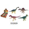 20PCS 4款11.3~13.8cm拼装恐龙 塑料
