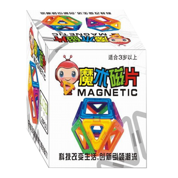 20pcs磁力片积木(中文包装) 磁性 塑料