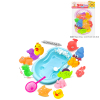 16(pcs)浴室戏水搪胶动物玩具浴盆玩具套装 2色 塑料