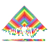 1.65米彩虹多尾风筝（配线） 布绒