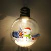 12PCS 8CM十二款圣诞透明灯球 8CM 塑料