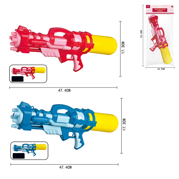 加特林气压水枪2色 实色 塑料