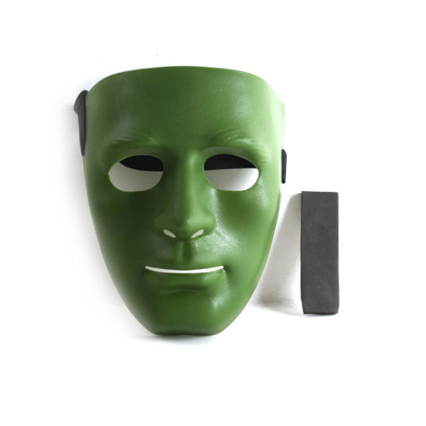 人面具杏黑绿3色 塑料