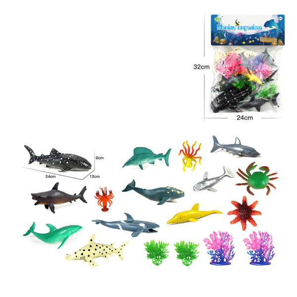 海洋动物套  塑料