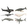 24PCS 6款海洋动物模型 塑料