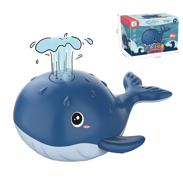 喷水鲸鱼组合 塑料