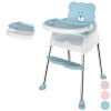 双层餐盘餐椅 3色 婴儿餐椅 塑料