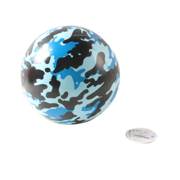 9寸充气迷彩球 塑料