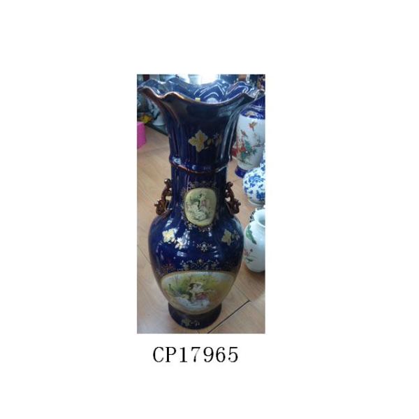 60*20cm24寸双凤西洋女花瓶 陶瓷