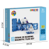30(pcs)3D钻面冰雪海洋系列磁力片套装 磁性 塑料