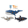 3pcs手动钻+电钻3D拆装海洋动物组合(鲨鱼/鲸鱼/海豚)