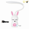 白兔触摸台灯带USB线 塑料