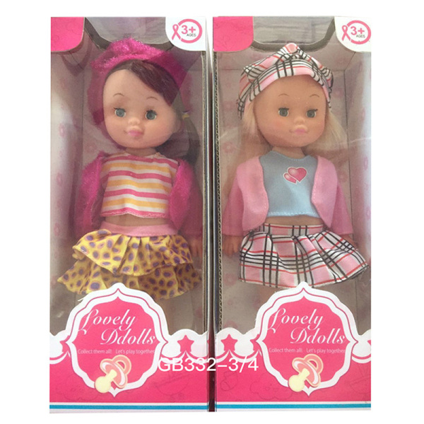 2款娃娃 10寸 塑料