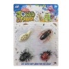 瓢虫+蜗牛+蜘蛛+蟑螂 塑料