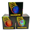 4款式台湾色几何图案彩虹圈 圆形 5-10CM 塑料