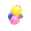 3只庄8cm笑脸充气球 塑料