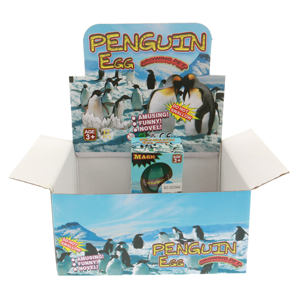 12PCS 膨胀企鹅蛋 塑料