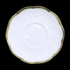 100ml咖啡杯碟套装，白浮雕系列（杯:9*7*6cm，碟:11.6*11.6*1.6cm） 材质瓷器