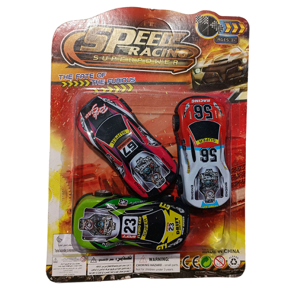 3(pcs)铁皮车 回力 1:48 混色 金属