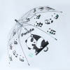 19寸儿童熊猫直柄雨伞 单色清装 塑料