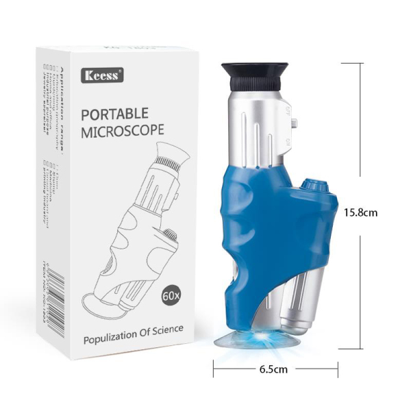 便携式手持显微镜组合 显微镜 塑料