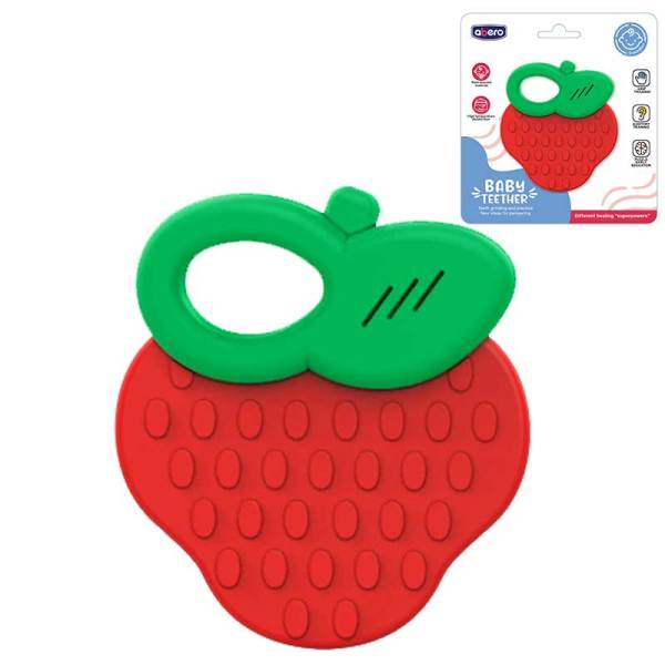 A款阿贝鲁奇趣小草莓牙胶 塑料