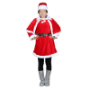 4件套女款圣诞老人服装 155-168cm 布绒