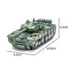 8PCS 军事坦克 惯性 变形 塑料