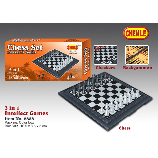 国际象棋3合1（材质PP）