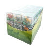 36PCS 3款式2只装小方盒迷你场景-野＇生动物套装  混款 塑料
