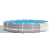 18尺圆形管架水池套装地面支架游泳池 塑料