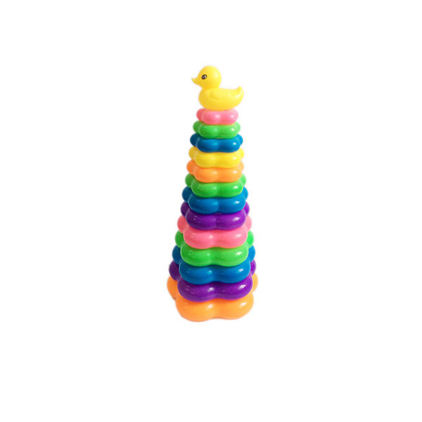 13层鸭子彩虹圈 塑料