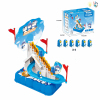 小企鹅爬楼梯电动滑行轨道声光企鹅儿童益智玩具  6只企鹅爬楼梯灯光音乐（不包电） 电动 灯光 音乐 不分语种IC 塑料