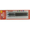 万帮中性笔338-2支/卡（0.5mm） 0.5MM 混色 塑料