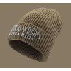 字母纯色针织帽 中性 56-60CM 冬帽 100%腈纶