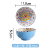 5英寸波西米亚系列石纹汤碗 单色清装 陶瓷