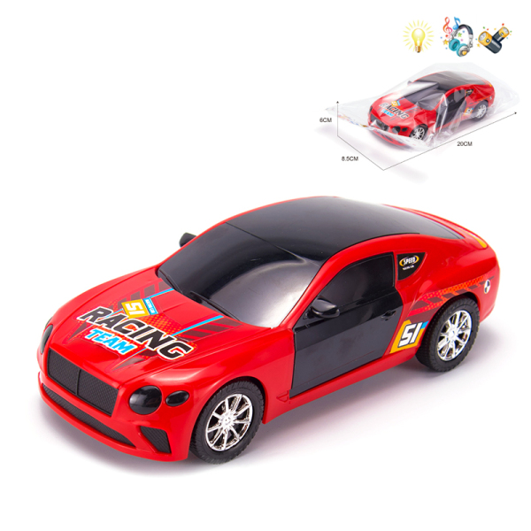 赛车版红色警车 惯性 3D灯光 音乐 不分语种IC 包电 其它