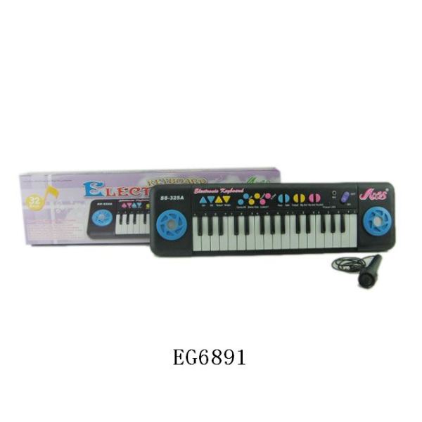 32键多功能电子琴带麦克风 仿真 不分语种IC 塑料