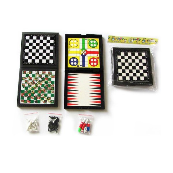 折叠游戏棋 游戏棋 五合一 塑料