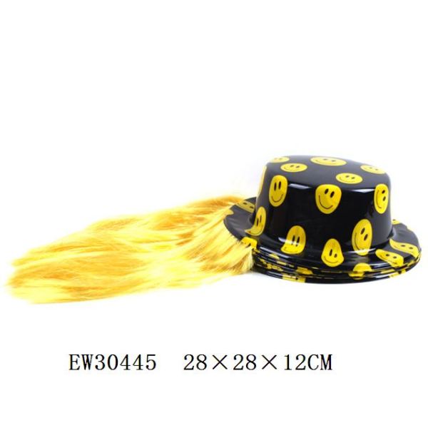 12PCS 12pcs彩色手帽+直发 塑料