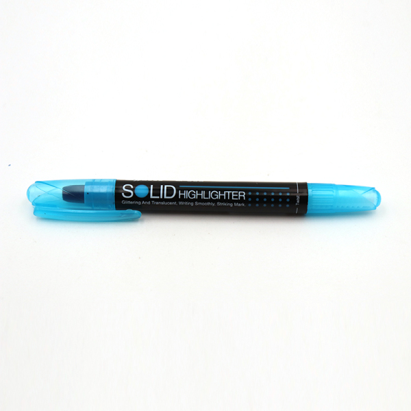 12PCS 荧光笔 蓝色 塑料